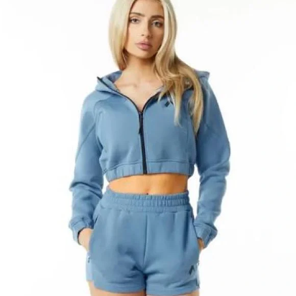 Alphalete Atheletics ELMTS Full-Zip Crop - Picture 1 of 3